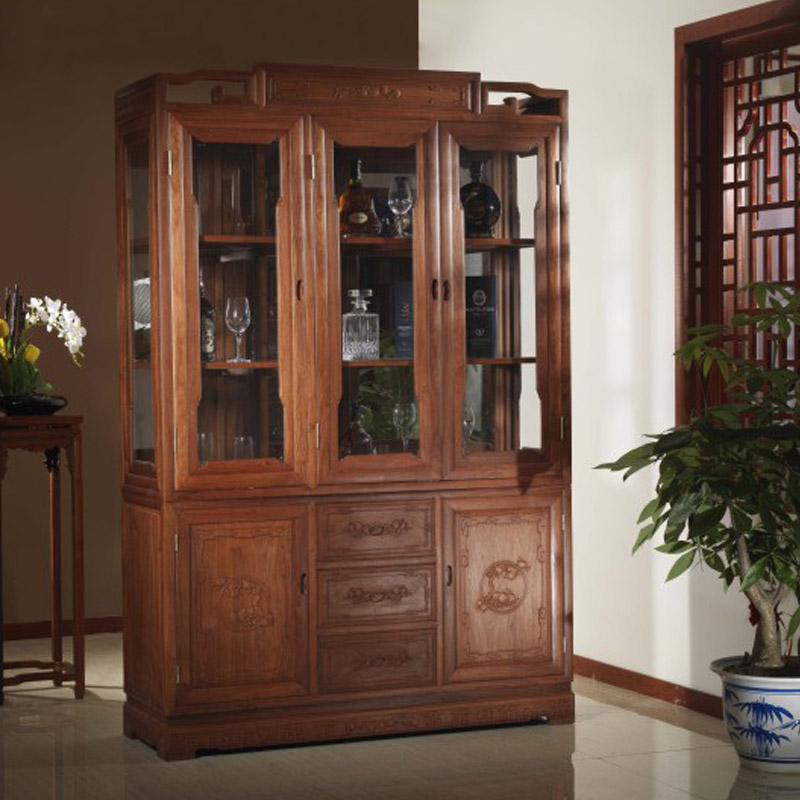 花梨憶家三門酒柜