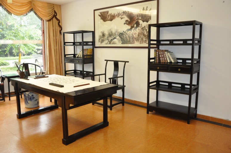 大葉紫檀中式書(shū)架