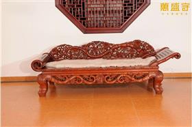 緬花竹節(jié)貴妃床